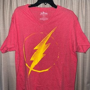 Flash v neck tee